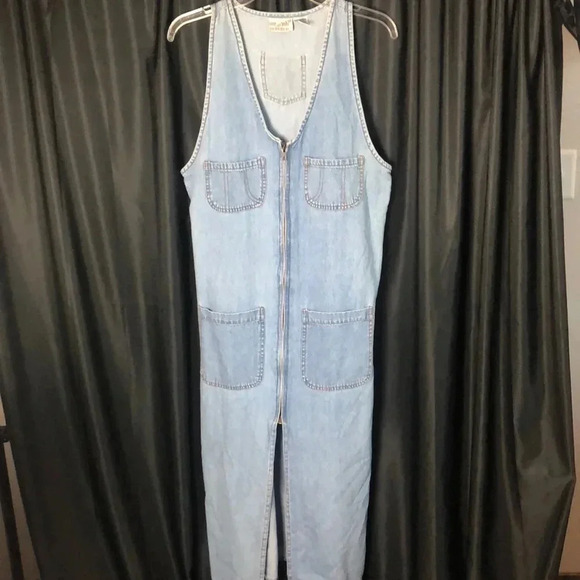 Vintage‎ Denim Dress - Picture 1 of 4